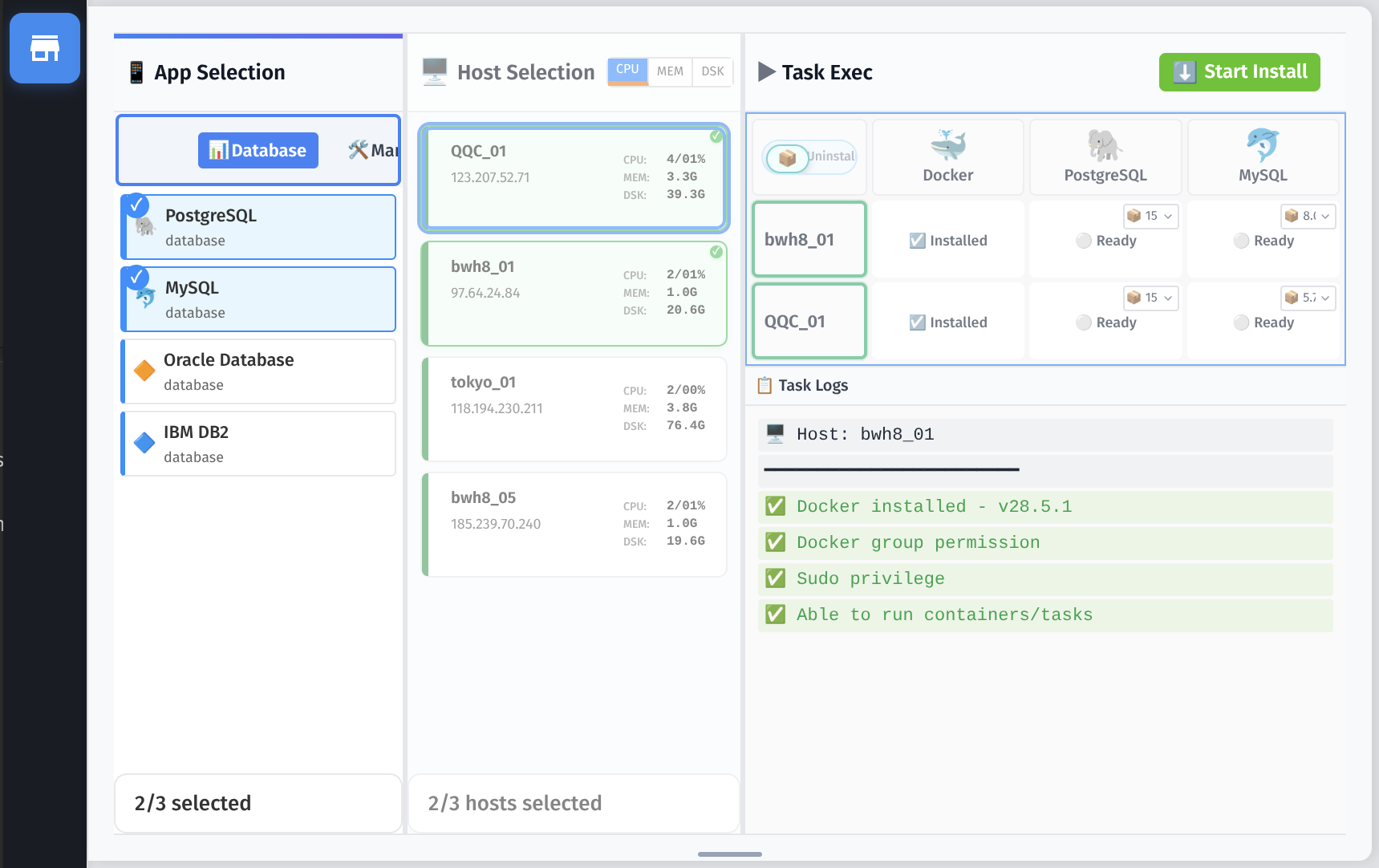 App Store 3 Panel View